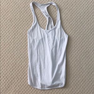 White Lululemon tank